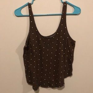 Printed crop tank